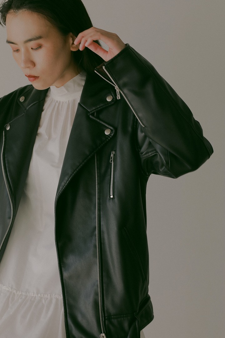 22TH-25】Eco Leather Riders Jacket | THINK FUR - 地球や環境に 