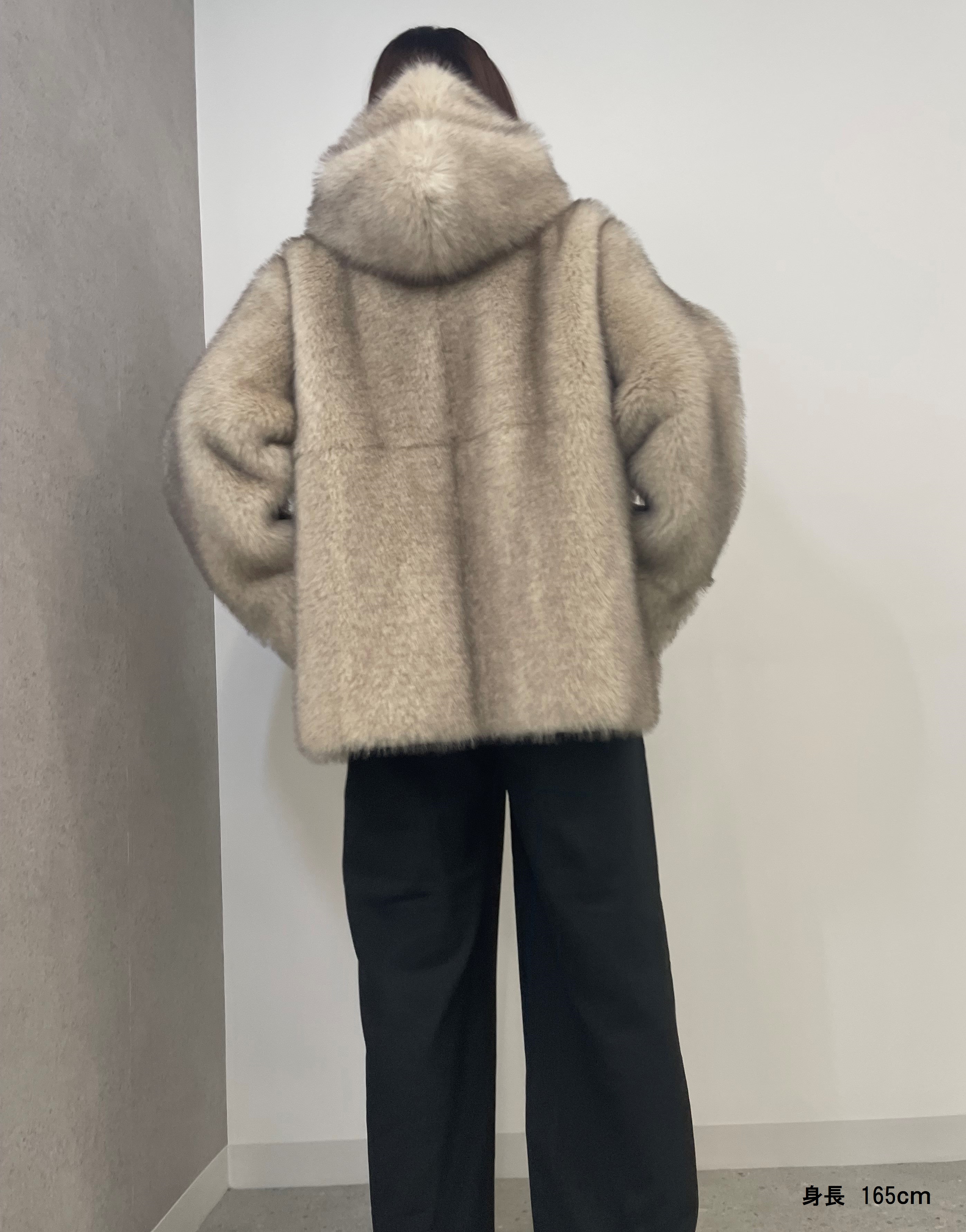 新品未使用】think fur Gradation Foody Jacket | veranstaltungen.lkz.de